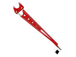 J&M Adjustable Torque Arm; Red (93-02 Camaro)
