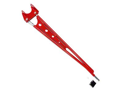 J&M Adjustable Torque Arm; Red (93-02 Camaro)