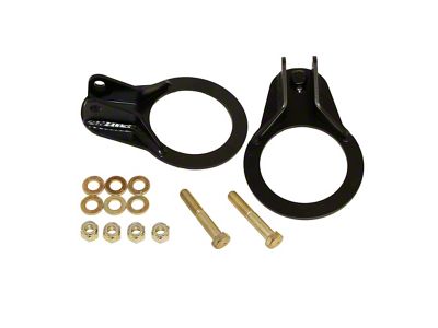 J&M Rear Upper Coil-Over Bracket Kit; Black (93-02 Camaro)