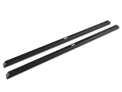 J&M Full Length Chassis Jacking Rails; Black (15-25 Mustang Fastback)