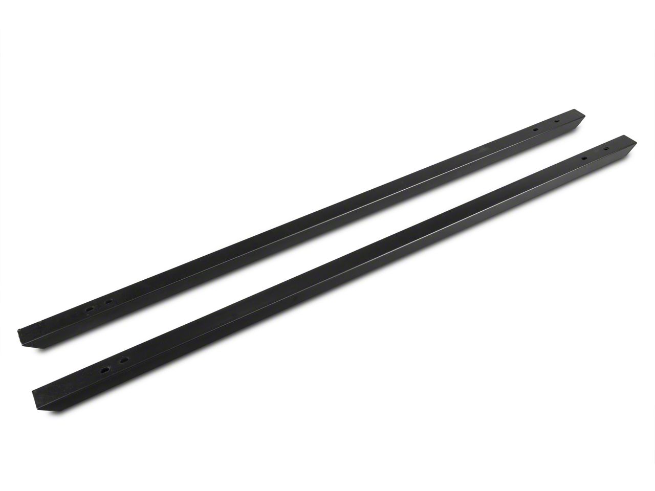 J&M Mustang Full Length Chassis Jacking Rails; Black 25200B (15-25 ...
