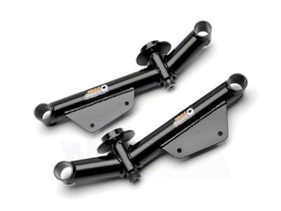 J&M Weight Jack Street Performance Rear Lower Control Arms; Black (99-04 Mustang, Excluding Cobra)