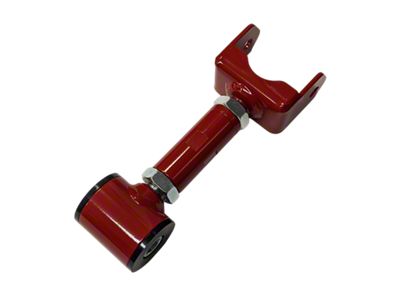 J&M Adjustable Rear Upper Control Arm; Red (11-14 Mustang)