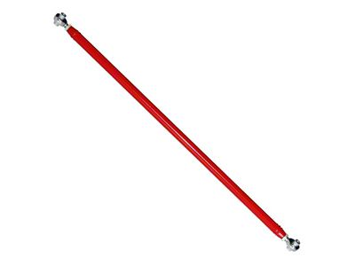 J&M Adjustable Steel Panhard Bar; Race Rod/Rod Combo; Red (05-14 Mustang)