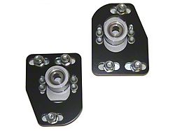 J&M Independently Caster Camber Plates; Red (79-89 Mustang)