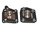 J&M Independently Caster Camber Plates; Red (94-04 Mustang)