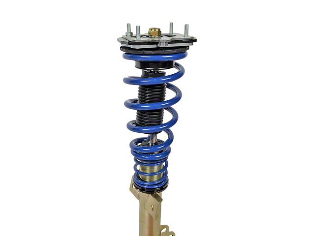 J&M Ride Height Adjustable Strut and Shock Kit with Caster Camber Plates (05-10 Mustang GT, V6)