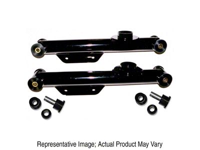 J&M Street Performance Lower Control Arms; Red (79-98 Mustang)