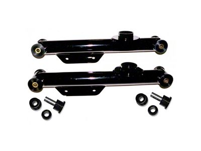 J&M Street Performance Rear Lower Control Arms; Black (99-04 Mustang, Excluding Cobra)