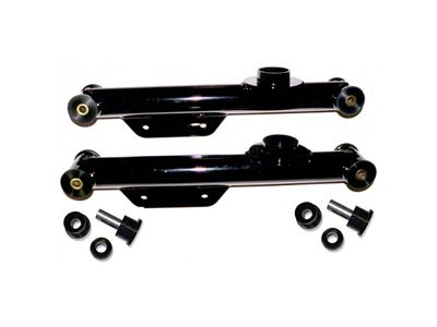 J&M Street Performance Rear Lower Control Arms; Red (99-04 Mustang, Excluding Cobra)