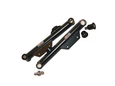J&M Street/Race Rear Lower Control Arms; Red (99-04 Mustang, Excluding Cobra)