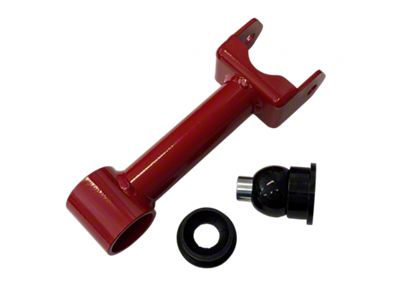 J&M Upper Control Arm with 3-Piece Poly-Ball Bushing; Red (11-14 Mustang)