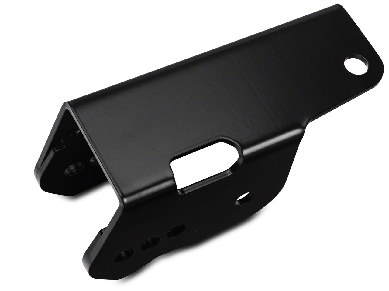 J&M Mustang Rear Lower Control Arm Relocation Brackets; Black 23885B