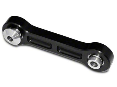 J&M Rear Vertical Links with Spherical Bearings; Black (15-25 Mustang)
