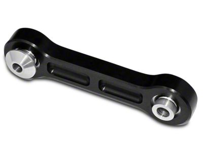 J&M Rear Vertical Links with Spherical Bearings; Black (15-24 Mustang)