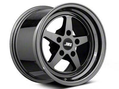 JMS Avenger Series Black Chrome Wheel; Rear Only; 15x10; 29mm Offset (06-10 RWD Charger)