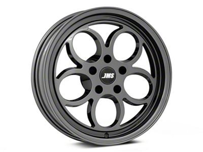 JMS Savage Series Black Chrome Wheel; Front Only; 17x4.5; -24.75mm Offset (06-10 RWD Charger)