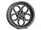JMS Savage Series Black Chrome Wheel; Front Only; 17x4.5 (06-10 RWD Charger)