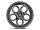 JMS Savage Series Black Chrome Wheel; Front Only; 17x4.5 (06-10 RWD Charger)