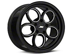 JMS Savage Series Black Clear with Diamond Cut Wheel; Rear Only; 17x10; 20mm Offset (06-10 RWD Charger)