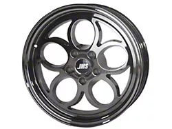 JMS Savage Series Black Chrome Wheel; Rear Only; 17x10 (06-10 RWD Charger)