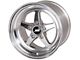 JMS Avenger Series Polished Wheel; Front Only; 17x4.5 (94-98 Mustang)