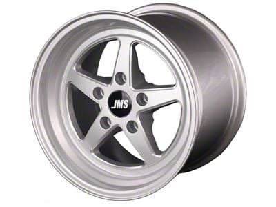 JMS Avenger Series Silver Clear with Diamond Cut Wheel; Front Only; 17x4.5 (94-98 Mustang)