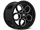 JMS Savage Series Black Clear with Diamond Cut Wheel; Rear Only; 15x10 (94-98 Mustang GT, V6)