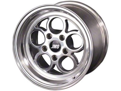 JMS Savage Series Polished Wheel; Front Only; 17x4.5 (94-98 Mustang)