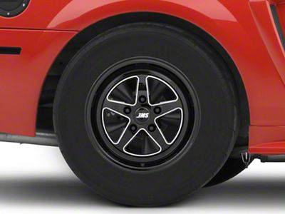 JMS Avenger Series Black Clear with Diamond Cut Wheel; Rear Only; 15x10 (99-04 Mustang GT, V6)
