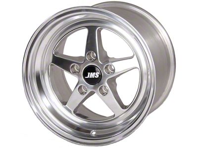 JMS Avenger Series Polished Wheel; Rear Only; 15x10 (99-04 Mustang GT, V6)