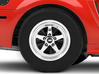 JMS Avenger Series White Chrome Wheel; Rear Only; 15x10 (99-04 Mustang GT, V6)