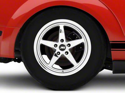 JMS Avenger Series White Chrome Wheel; Rear Only; 17x10; 44mm Offset (05-09 Mustang)