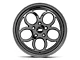 JMS Savage Series Black Chrome Wheel; Front Only; 17x4.5 (05-09 Mustang)