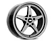 JMS Avenger Series Black Chrome Wheel; Rear Only; 17x10 (10-14 Mustang)