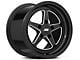 JMS Avenger Series Black Clear with Diamond Cut Wheel; Front Only; 18x5 (10-14 Mustang, Excluding 13-14 GT500)