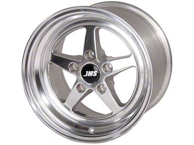 JMS Avenger Series Polished Wheel; Front Only; 17x4.5; -24.75mm Offset (10-14 Mustang, Excluding 13-14 GT500)