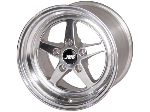 JMS Avenger Series Polished Wheel; Front Only; 17x4.5 (10-14 Mustang, Excluding 13-14 GT500)