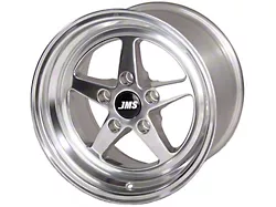JMS Avenger Series Polished Wheel; Rear Only; 15x10 (10-14 Mustang, Excluding 13-14 GT500)