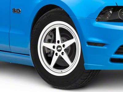 JMS Avenger Series White Chrome Wheel; Front Only; 17x4.5; -24.75mm Offset (10-14 Mustang, Excluding 13-14 GT500)