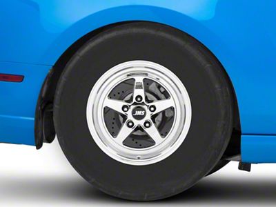 JMS Avenger Series White Chrome Wheel; Rear Only; 15x10; 44mm Offset (10-14 Mustang, Excluding 13-14 GT500)