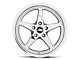 JMS Avenger Series White Chrome Wheel; Rear Only; 17x10 (10-14 Mustang)