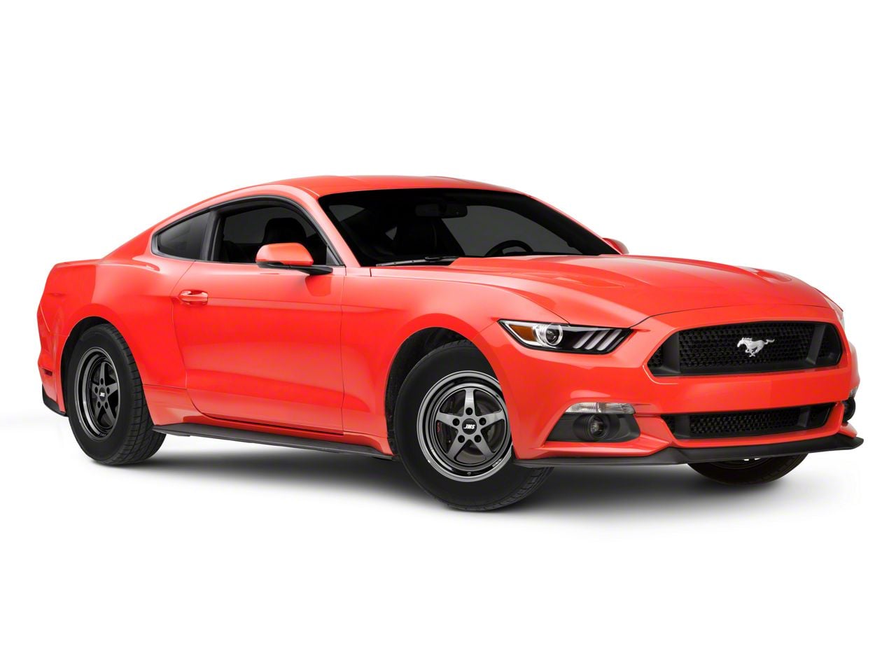 JMS Mustang Avenger Series Black Chrome Wheel; Front Only; 17x4.5