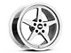 JMS Avenger Series White Chrome Wheel; Front Only; 17x4.5 (15-23 Mustang GT, EcoBoost, V6)