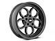 JMS Savage Series Black Chrome Wheel; Front Only; 17x4.5 (15-23 Mustang GT, EcoBoost, V6)