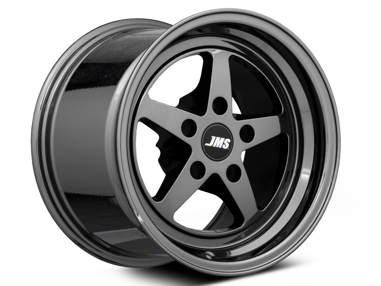 U.S ARMY 星条旗＆アメリカンイーグル　カスタム用　２８cm/１１インチ JMS Mustang Avenger Series Black Chrome Wheel; Front Only