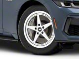 JMS Avenger Series White Chrome Wheel; Front Only; 17x4.5; -24.75mm Offset (24-26 Mustang)