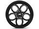 JMS Savage Series Black Clear with Diamond Cut Wheel; Front Only; 17x4.5 (2024 Mustang)