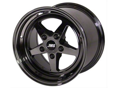 JMS Avenger Series Black Chrome Wheel; Front Only; 17x4.5 (93-02 Camaro)