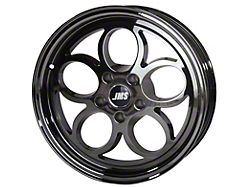 JMS Savage Series Black Chrome Wheel; Front Only; 17x4.5; -24.75mm Offset (93-02 Camaro)